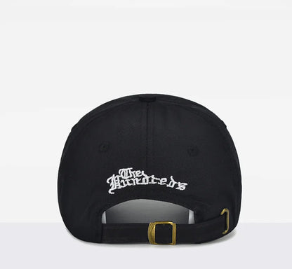 Baseball Cap with Rose Design