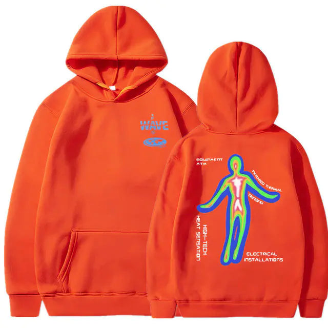 Skeleton Thermal hoodie