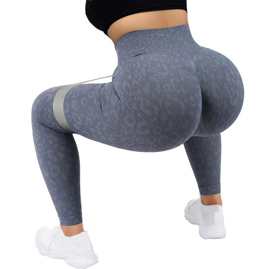 Leopard Print High Waist Yoga Fitness Pants
