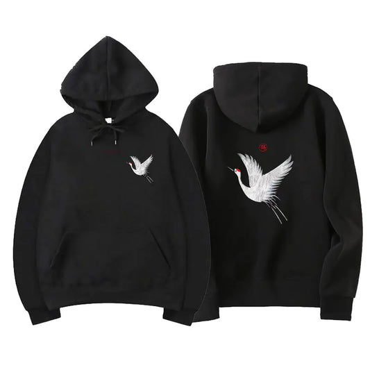 Printed Fleece Hoodie for Men and Women Streetwear