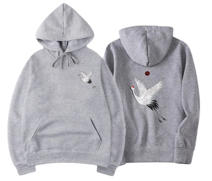 Printed Fleece Hoodie for Men and Women Streetwear