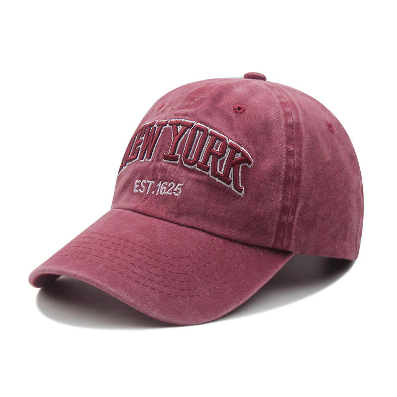 New York Washed Cotton Baseball Cap